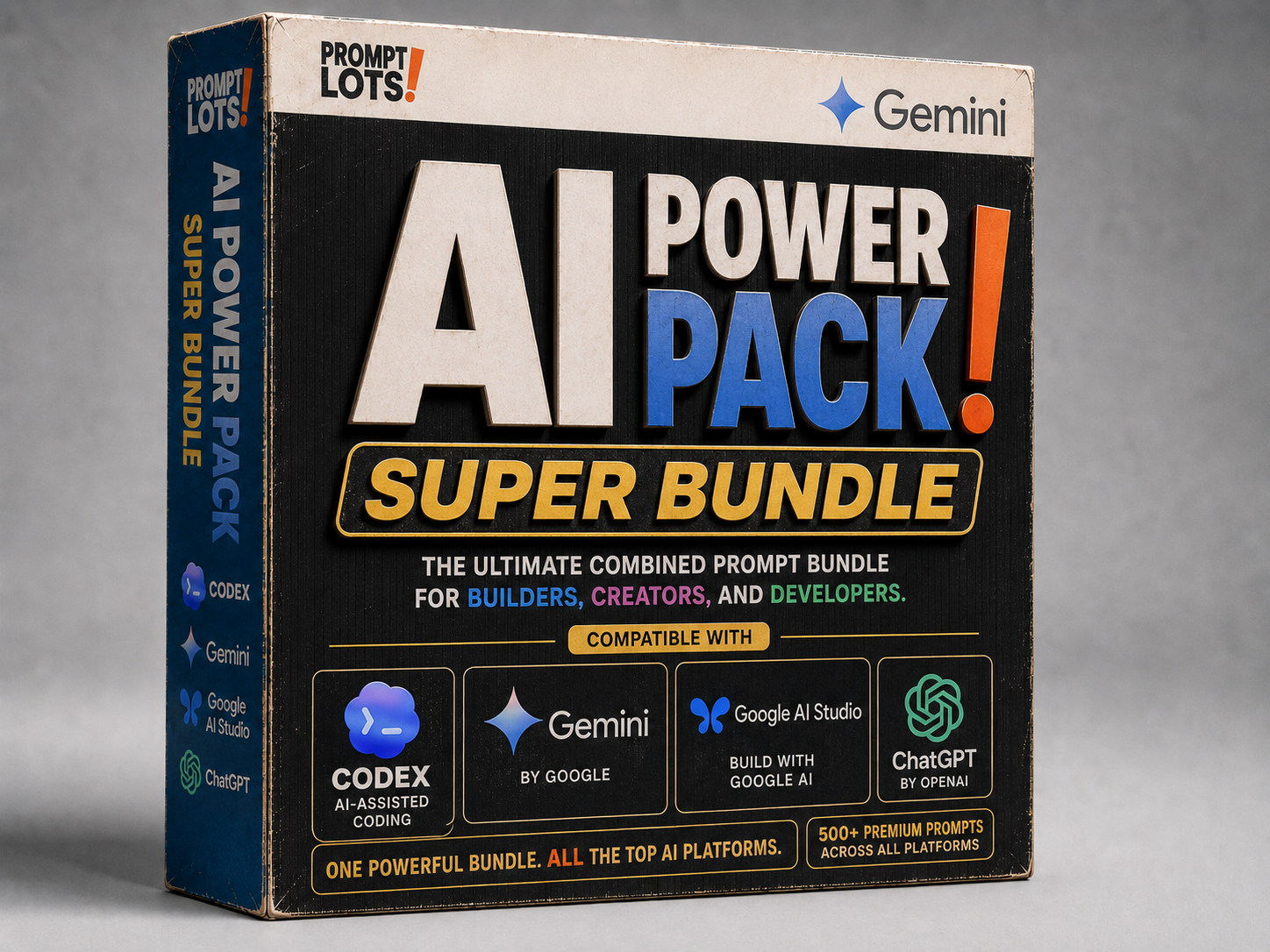 Prompt Lots AI Power Pack Super Bundle box